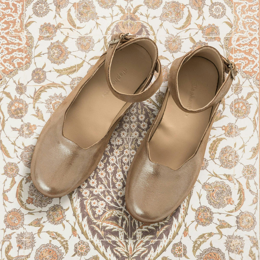 Ondina Ballet Flat | Blush Leather