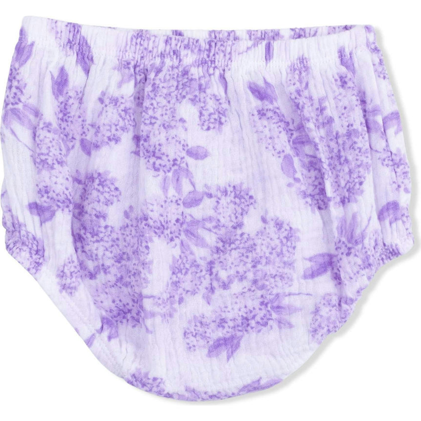 Lilac Floral - Smocked Sundress with Bloomer
