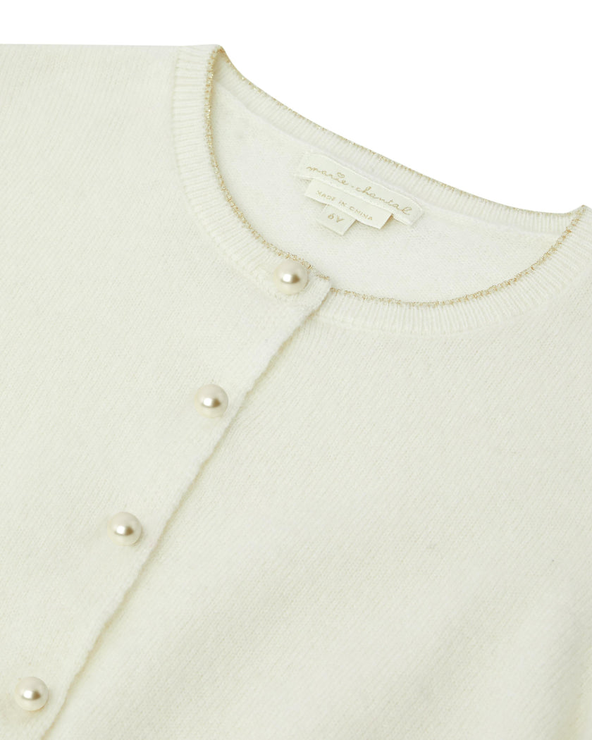 Olympia Angel Wing Cashmere Cardigan - Child