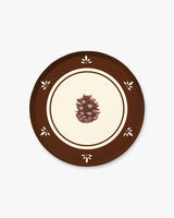 Maison Appetizer Plate Set in Pinecone