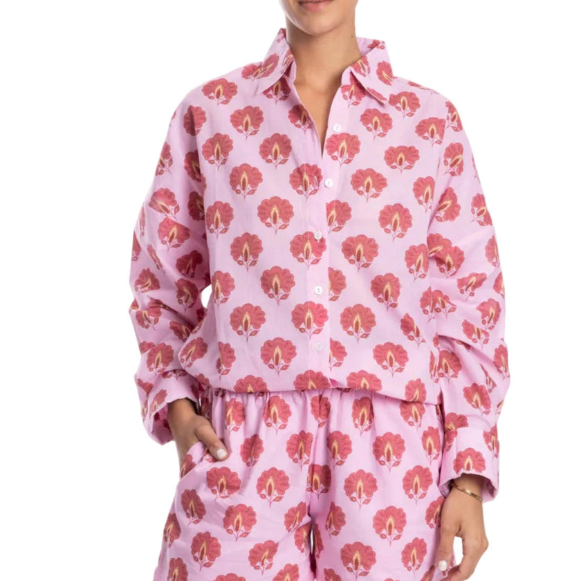 Robi Blouse - Deep Pink
