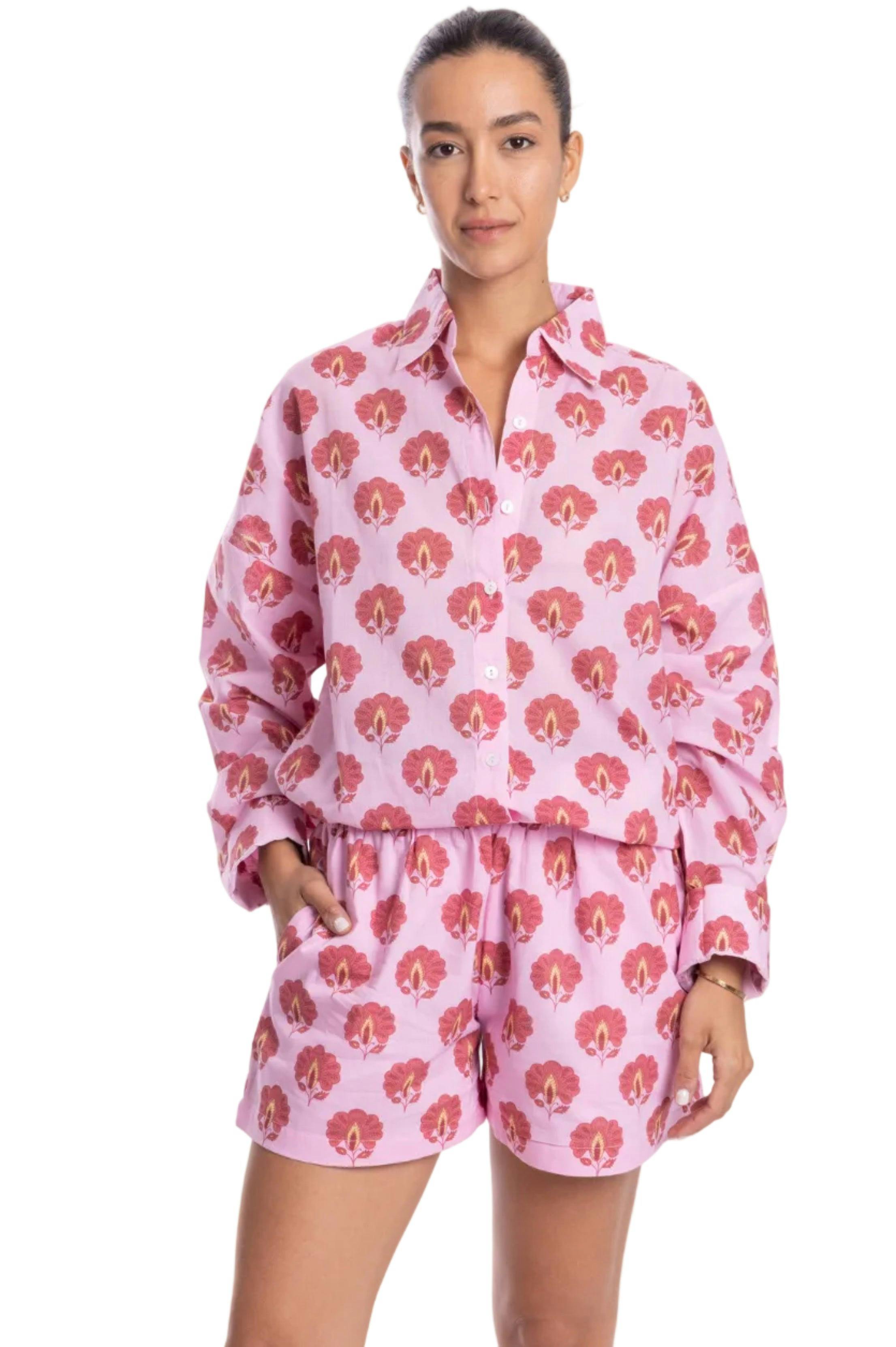 Robi Blouse - Deep Pink