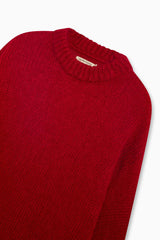 Cozy Woman Jumper Chinese Red