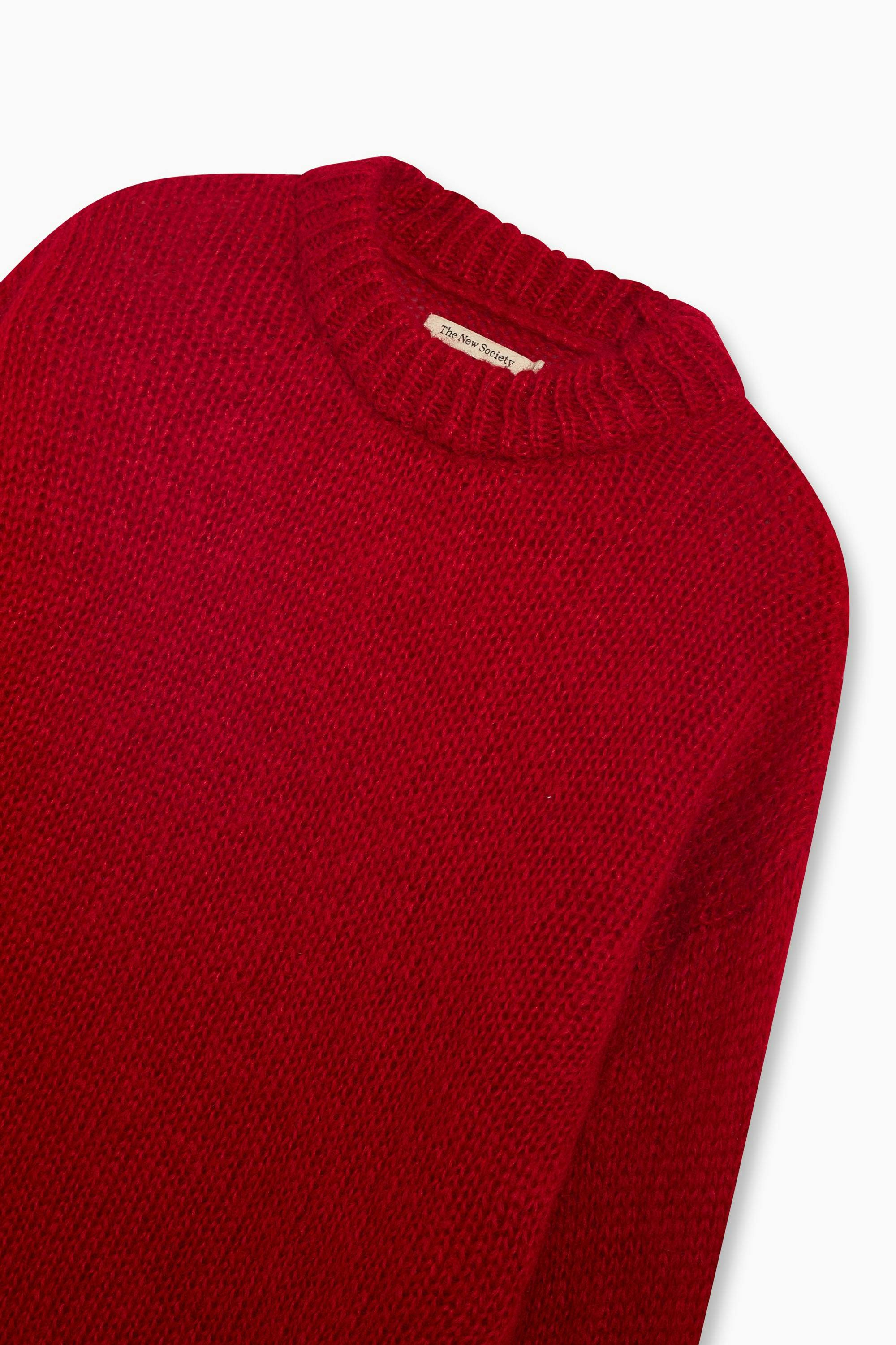 Cozy Woman Jumper Chinese Red