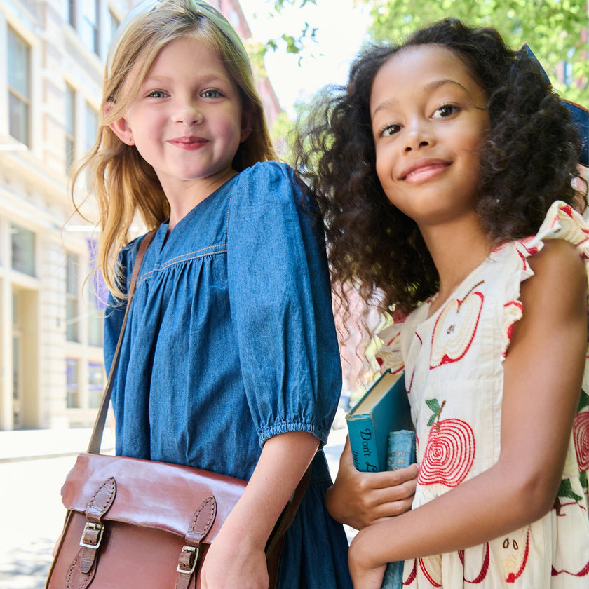 Girls Sawyer Dress - Chambray