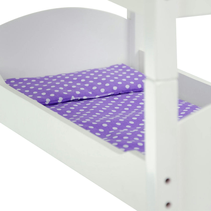 Olivia'S Little World 18" Doll Wooden Convertible Bunk Bed