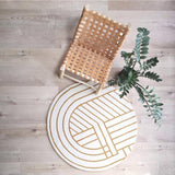 Luisa Graphic Print Round Rug, Multi