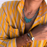 Rhode Mother of Pearl Eye Necklace