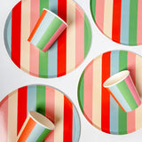 Striped Dinner Plates (x12)