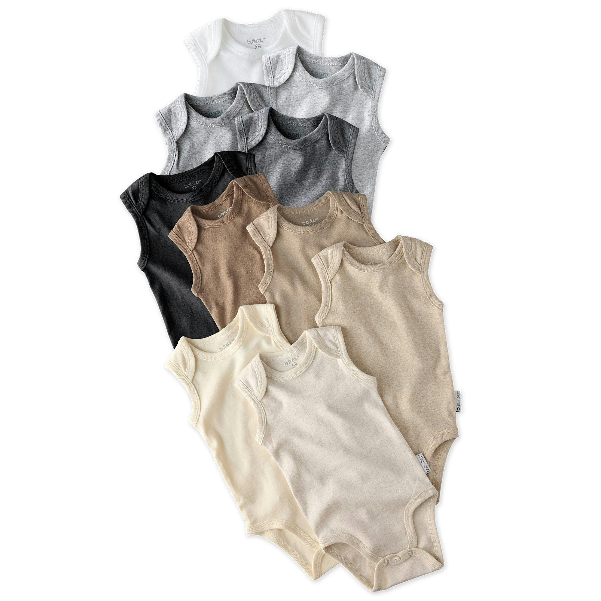 SAM 10-Pack Sleeveless Bodysuits