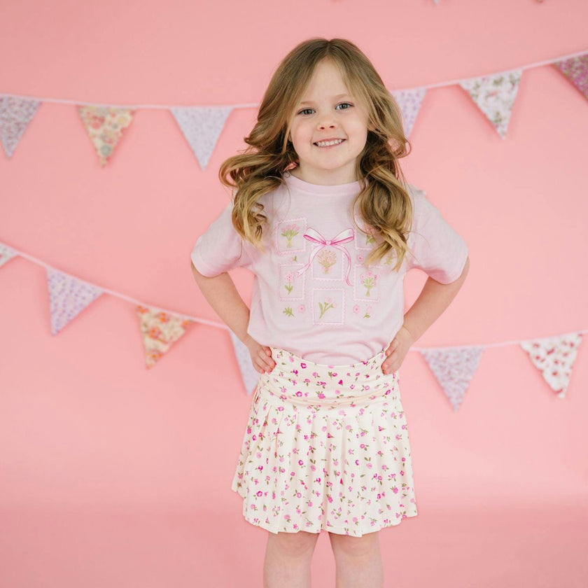 Ditsy Floral Athletic Skort