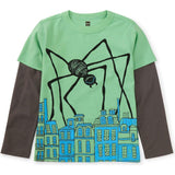 6-Legged Spider Graphic Tee, Green
