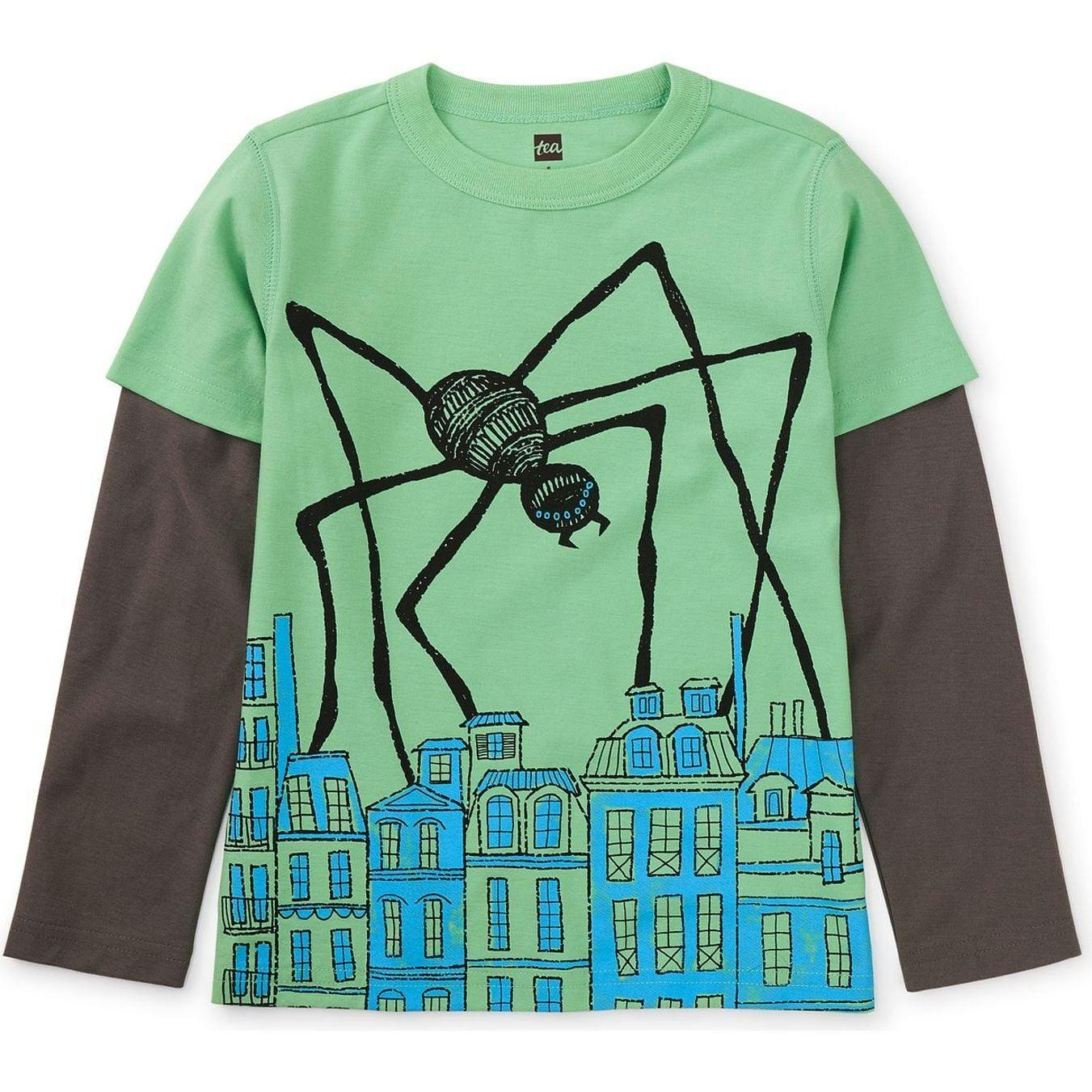 6-Legged Spider Graphic Tee, Green