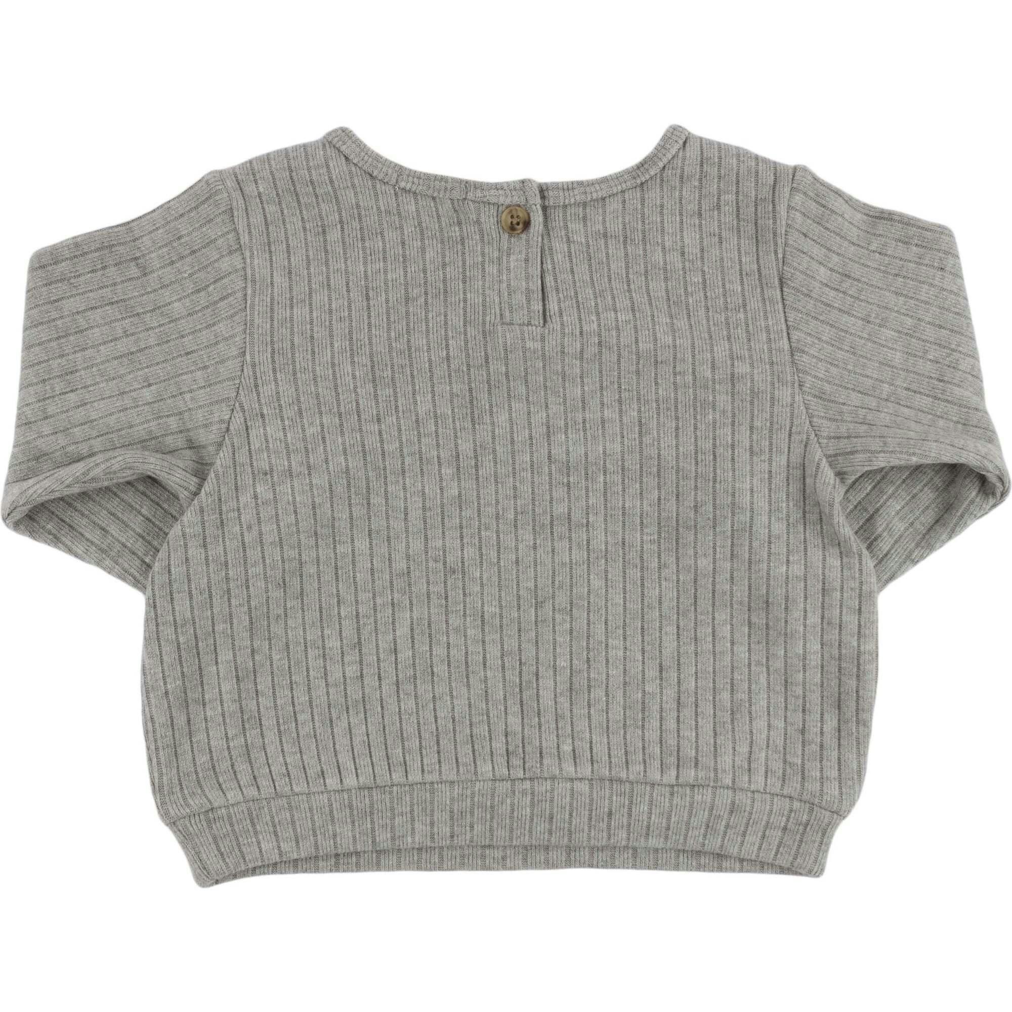 Wide Rib Fuzzy Sweater Knit Brooklyn Boxy
