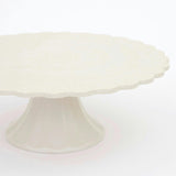 Small Cream Reusable Bamboo Cake Stand