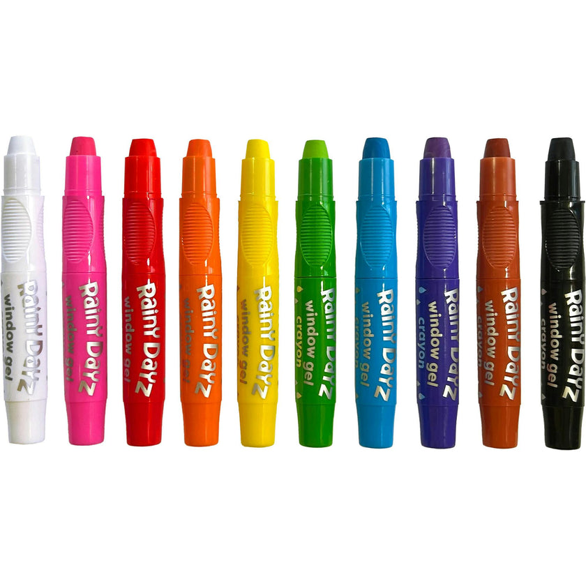 Rainy Dayz Window Watercolor Gel Crayons - Set of 10