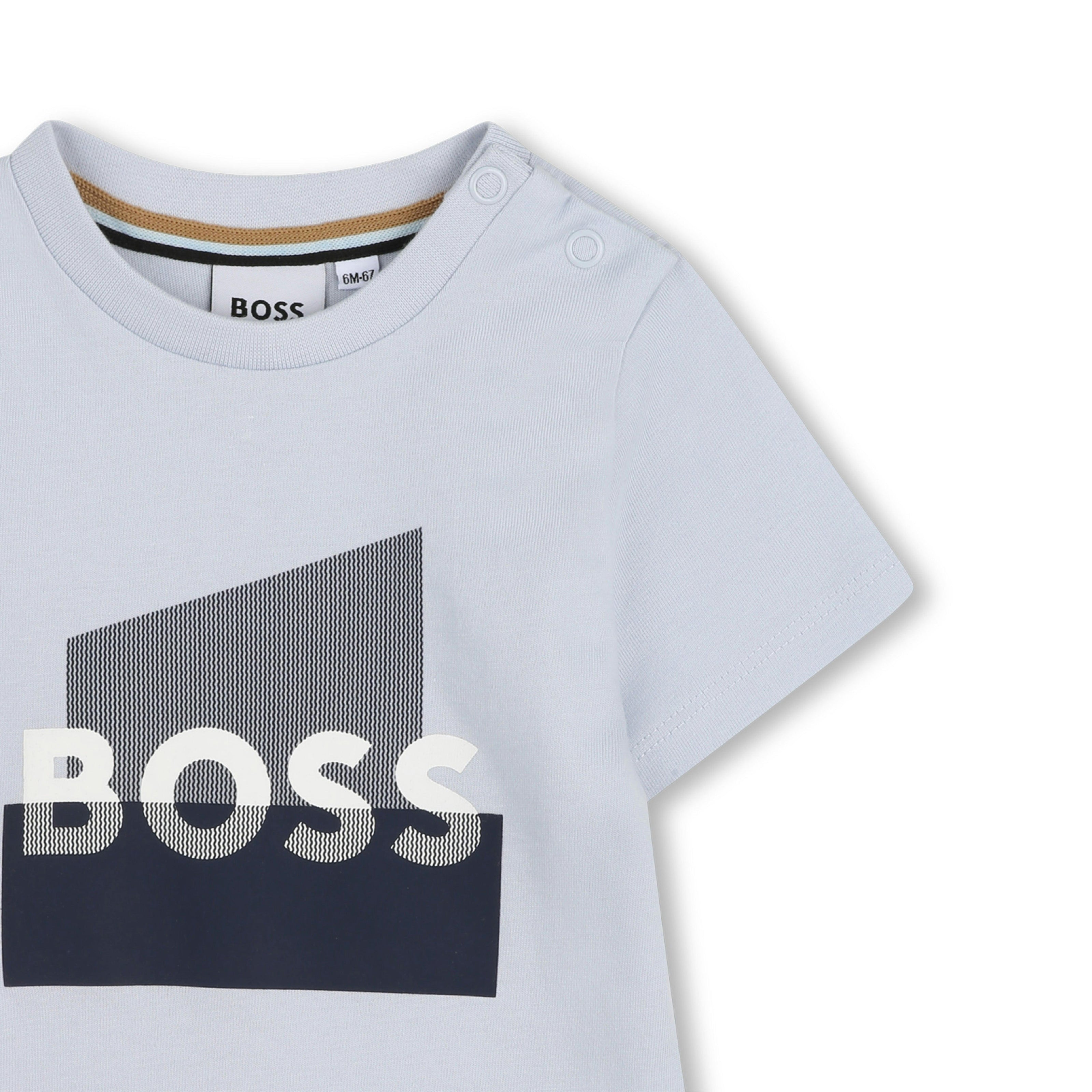 Blue Graphic Short Sleeve T-Shirt