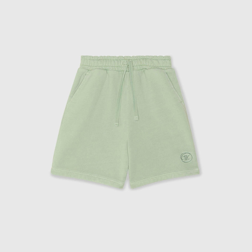 Natural Dye Everyday Shorts in Honeydew