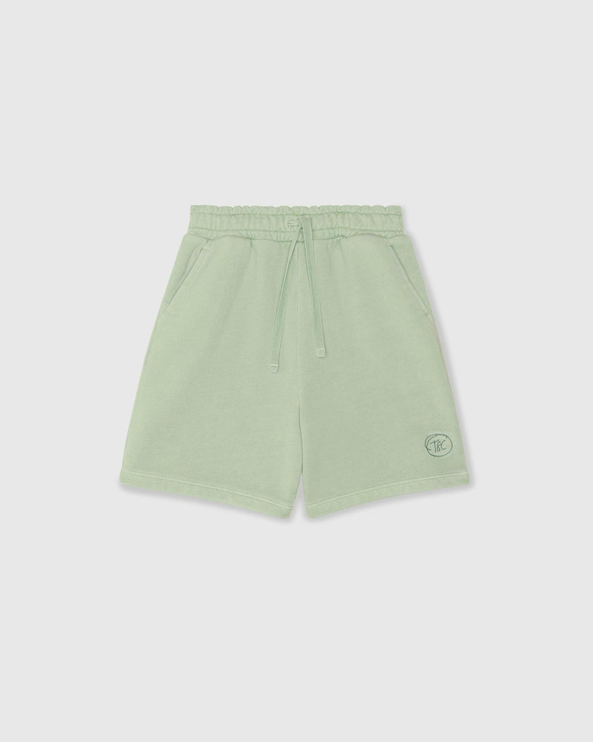 Natural Dye Everyday Shorts in Honeydew