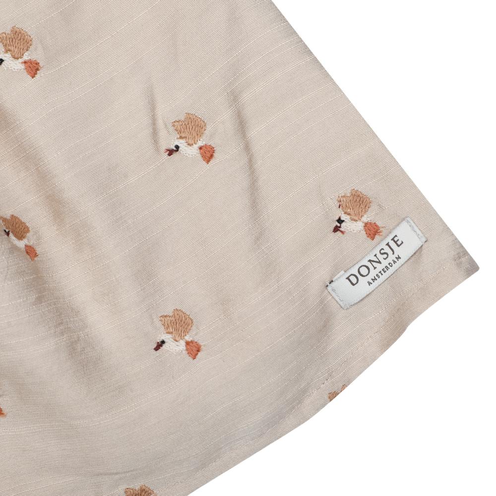 Cayley Skirt | Hummingbirds | Soft Taupe