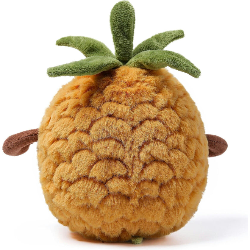 McHugs Royal Pineapple Fruit 7" — Soft Weighted Cuddle Stuffed Animal