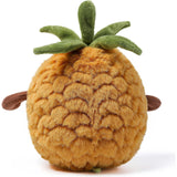 McHugs Royal Pineapple Fruit 7" — Soft Weighted Cuddle Stuffed Animal