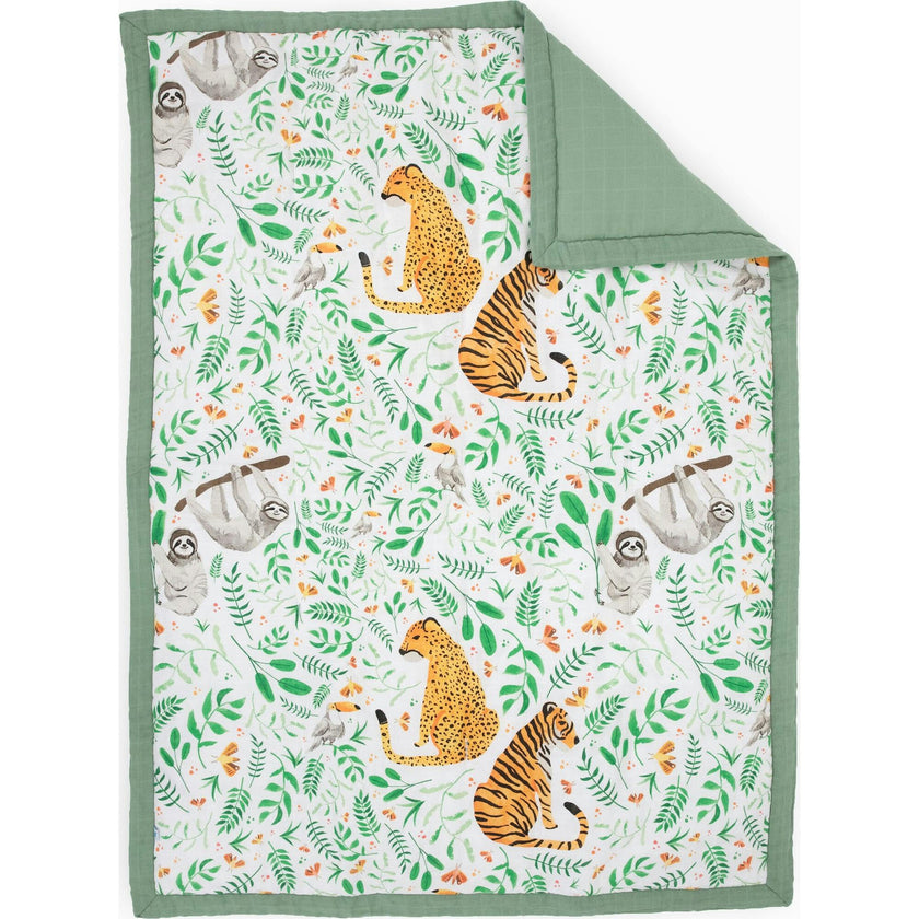 Cotton Muslin Toddler Comforter - Butterflies