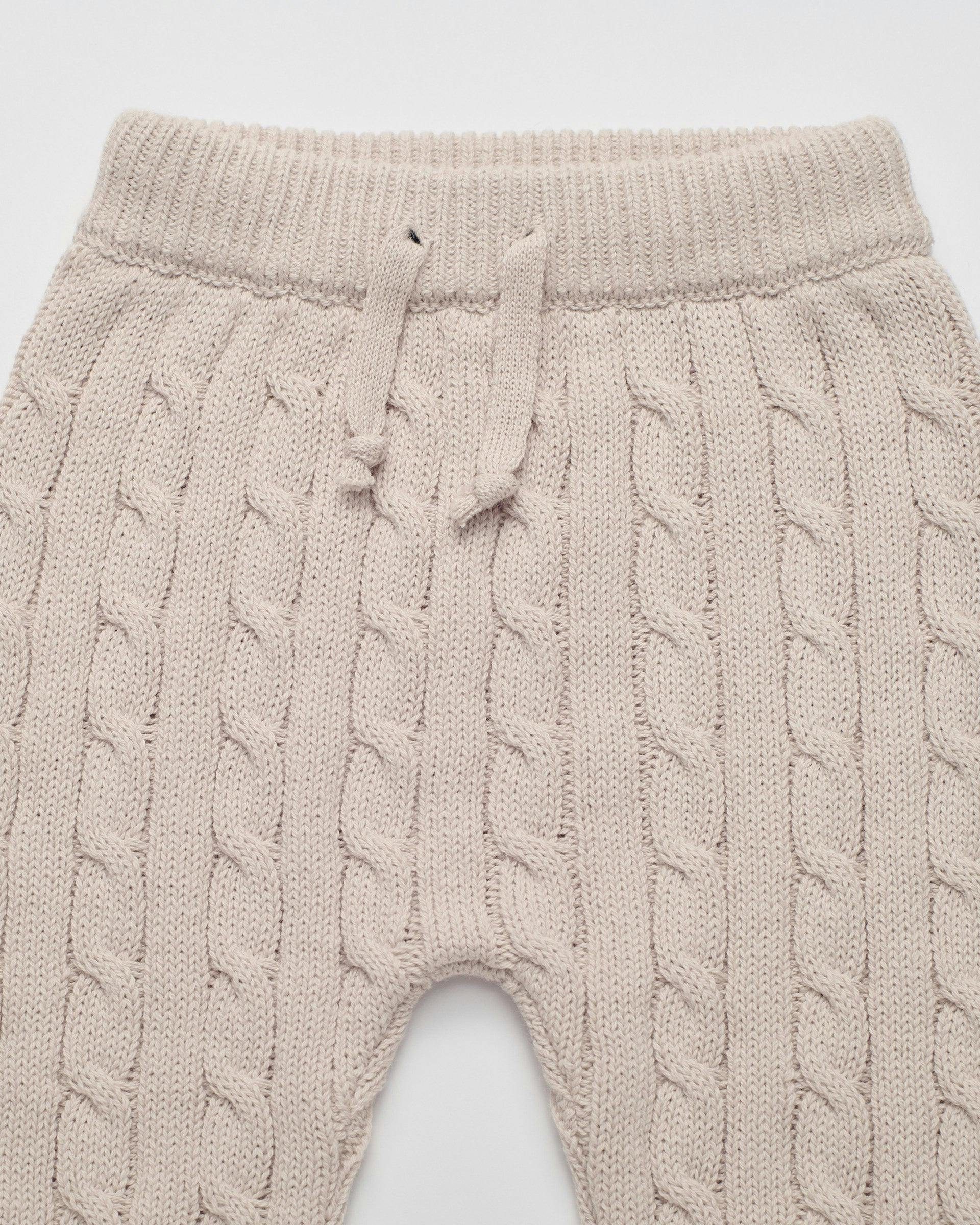 Cable Cotton Knit Set