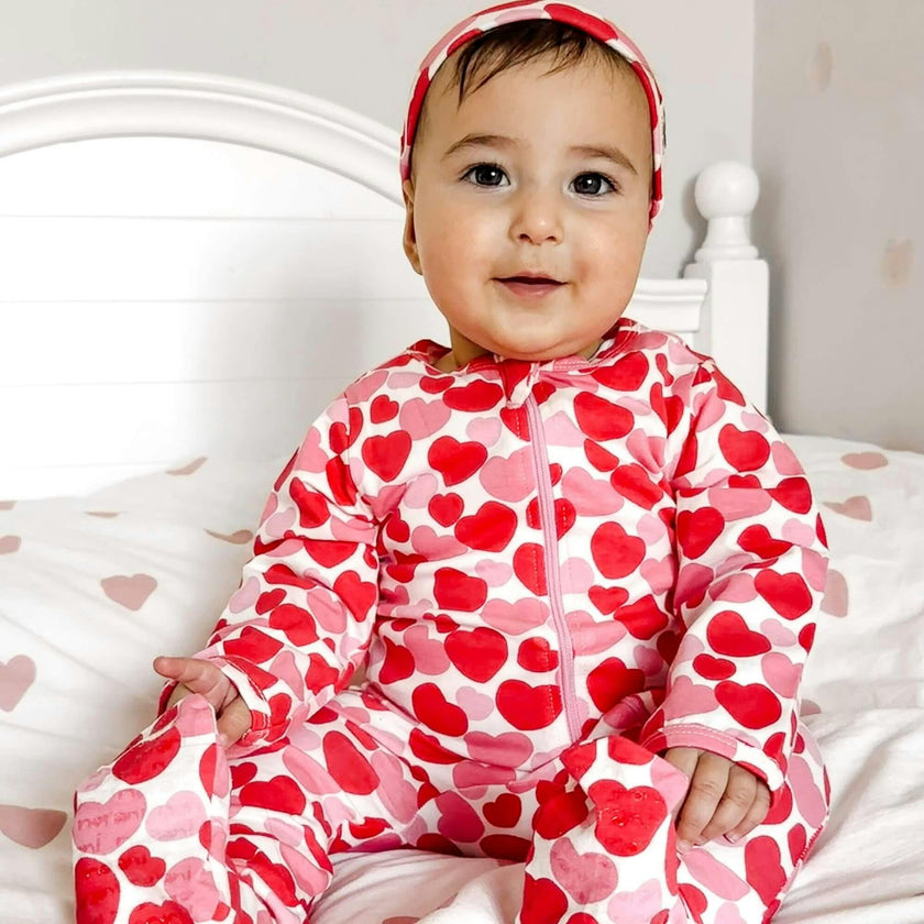 Organic Zippered Footed Onesie