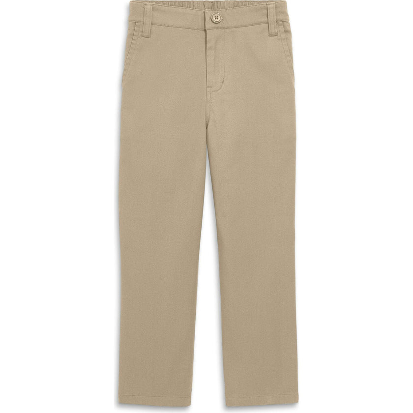 Kids stretch chino elastic-back pant