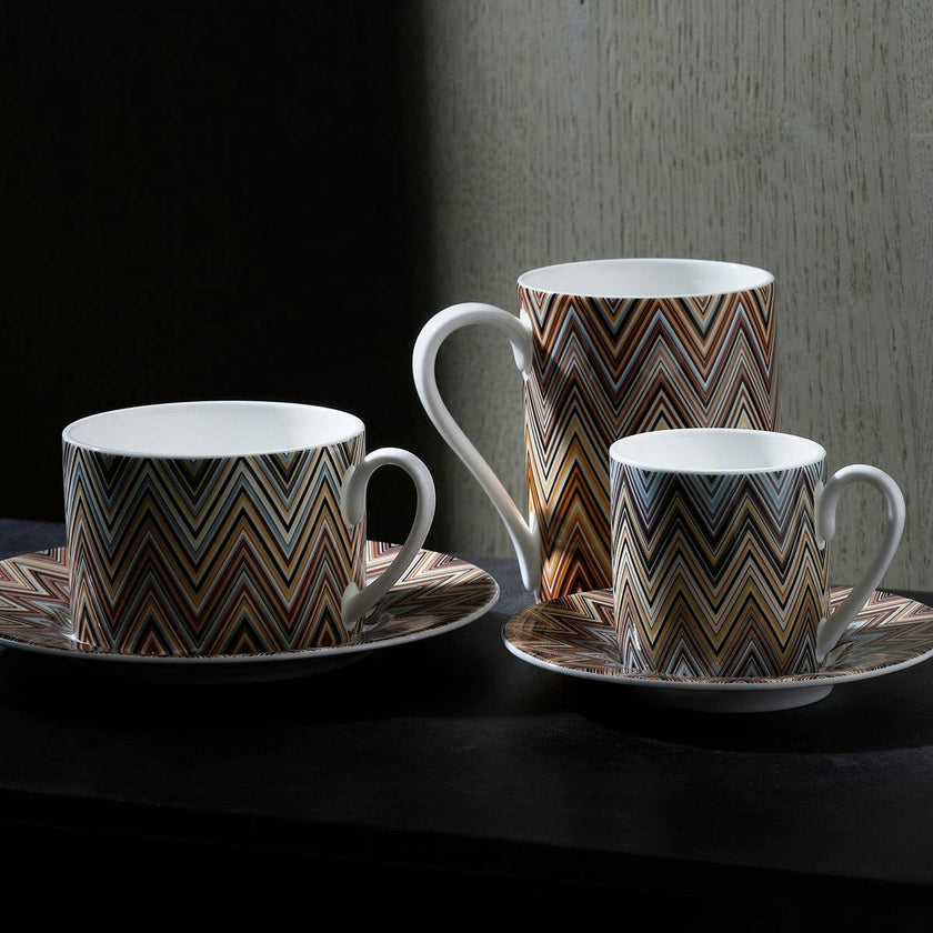 Mug Cup Zig Zag In Luxury Box Jarris 148 Diam. 3"