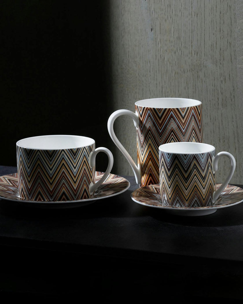 Mug Cup Zig Zag In Luxury Box Jarris 148 Diam. 3"