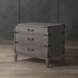 Nisha 3 Drawer Nightstand
