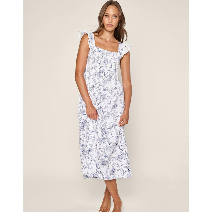 Women's Pima Clara Nightgown in Timeless Toile