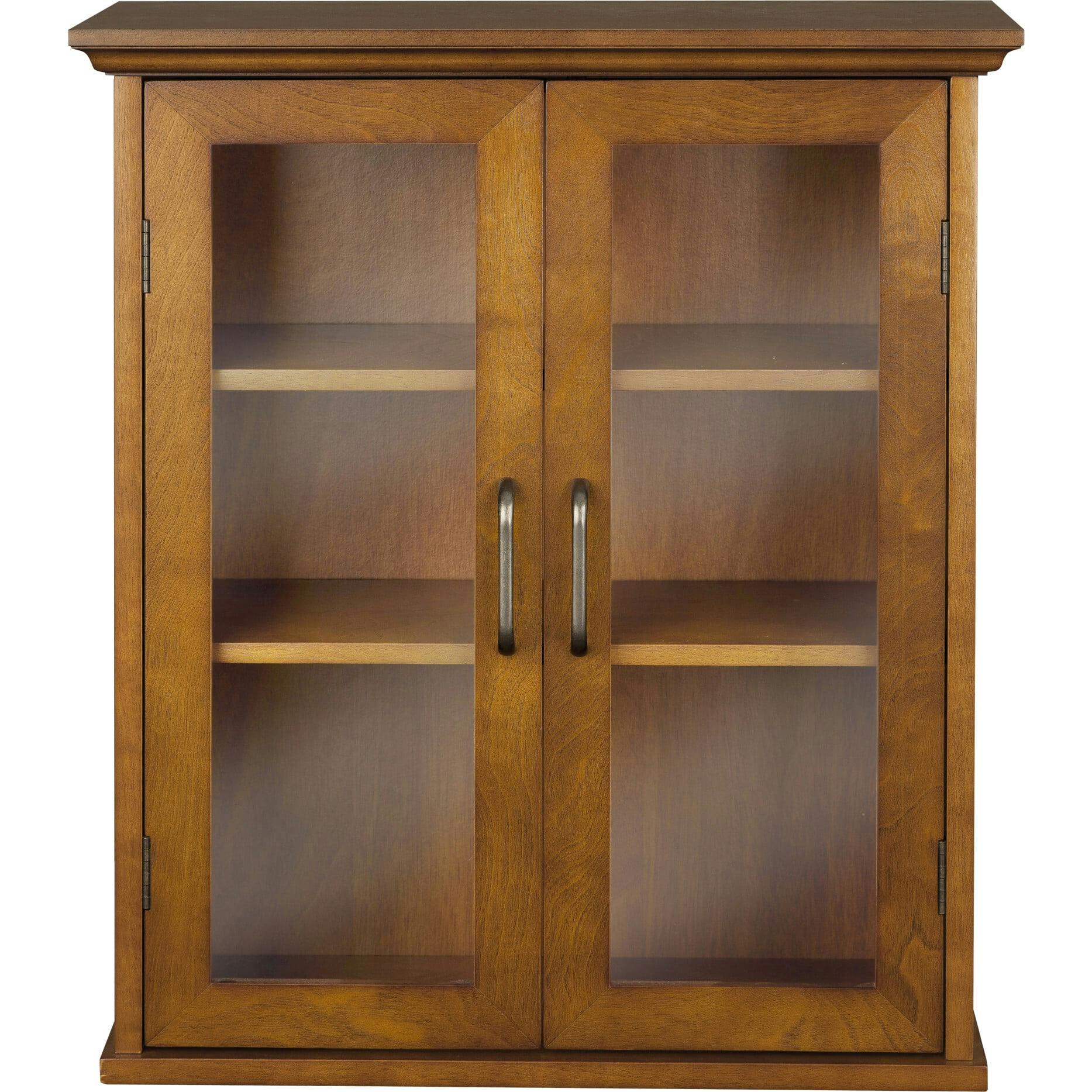 Avery Wooden 2 Door Wall Cabinet with Storage