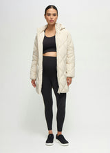 Quilted Longline Maternity and Postpartum Puffer Jacket