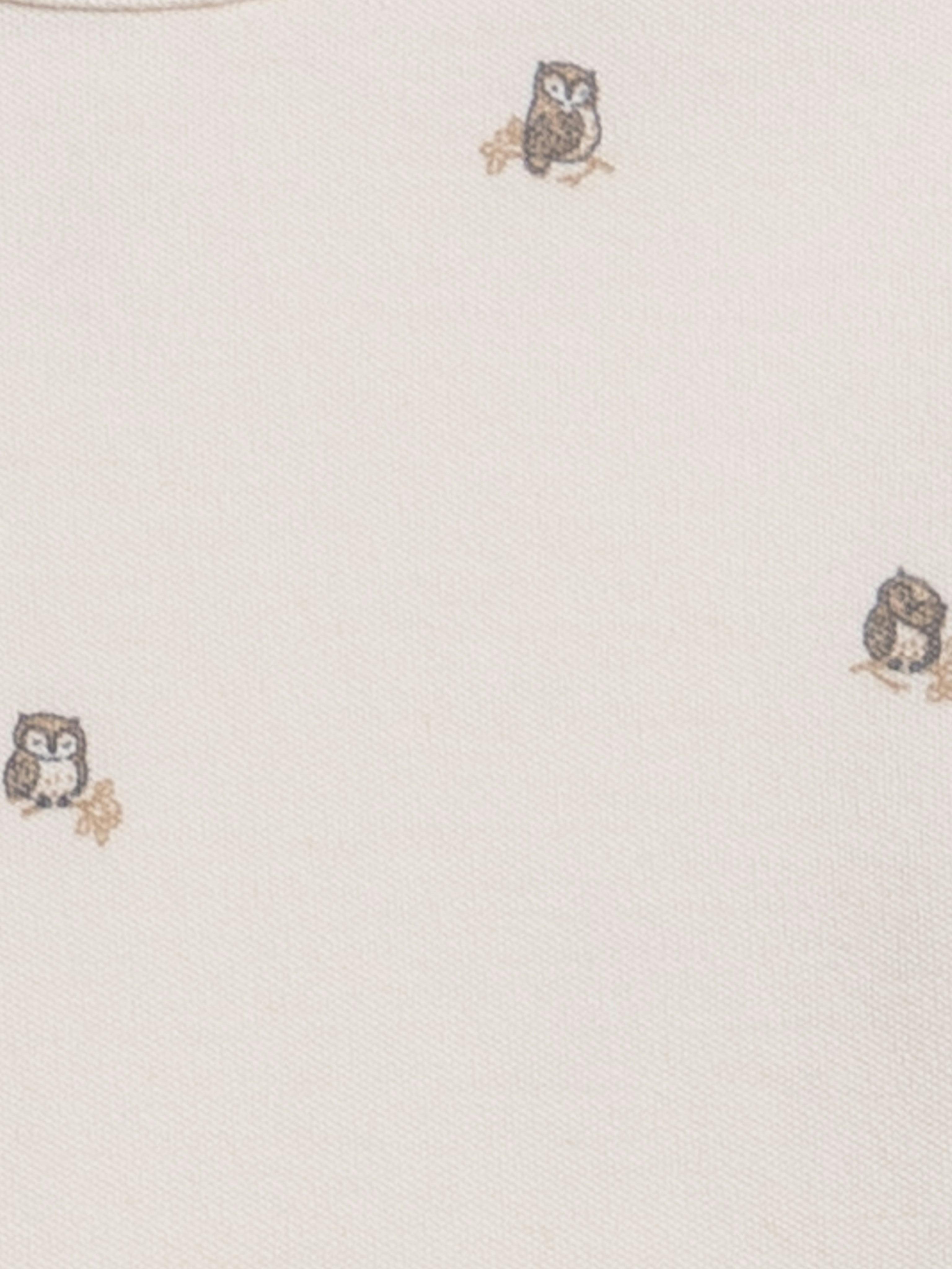 Peyton Zipper Sleeper - Owl