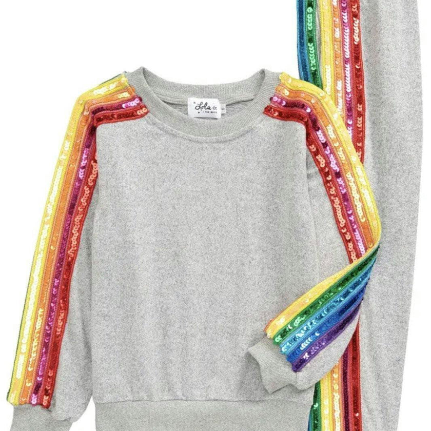 Sequin Rainbow Tracksuit Set