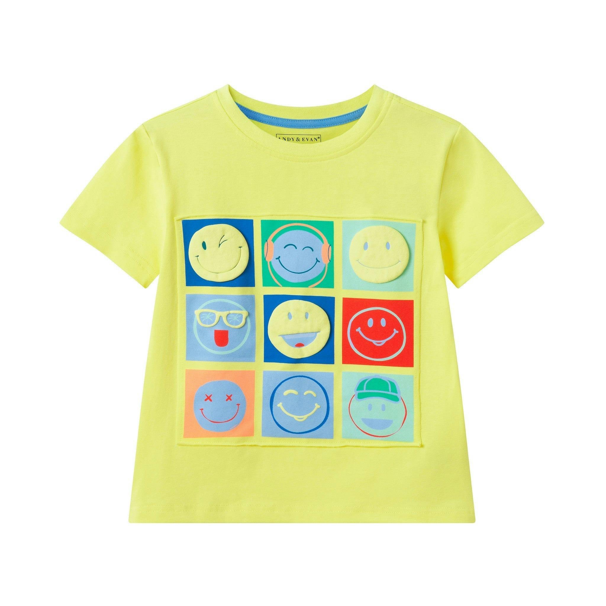 Boys Graphic Tee | Smiley Pop Art