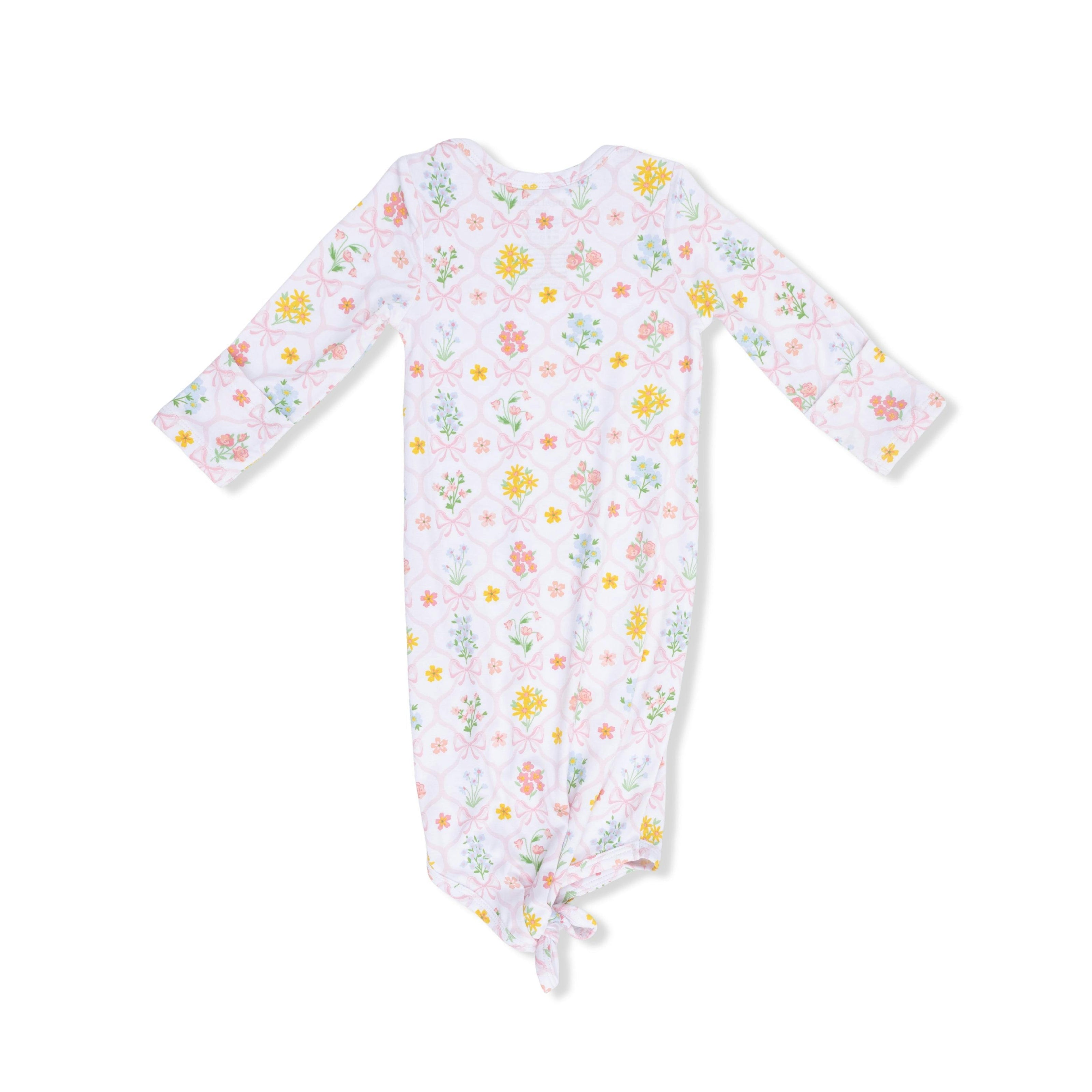 Spring Blooms Bow Trellis - Knotted Gown