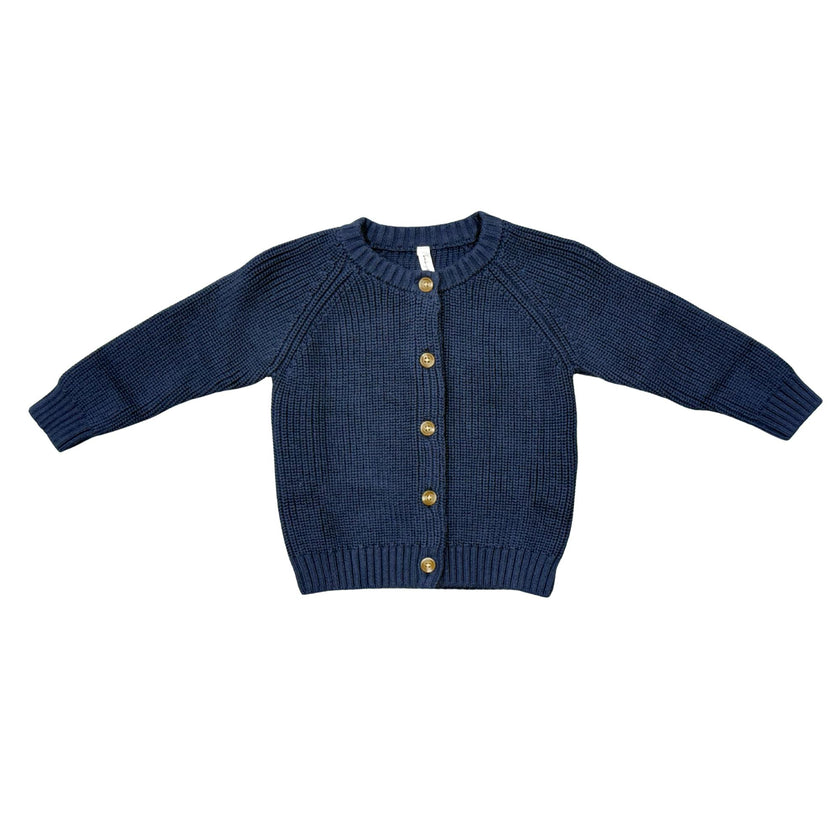 Knit Cardigan in Navy