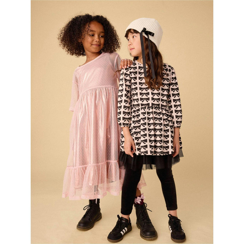 Blouson Sleeve Pocket Dress, Multi