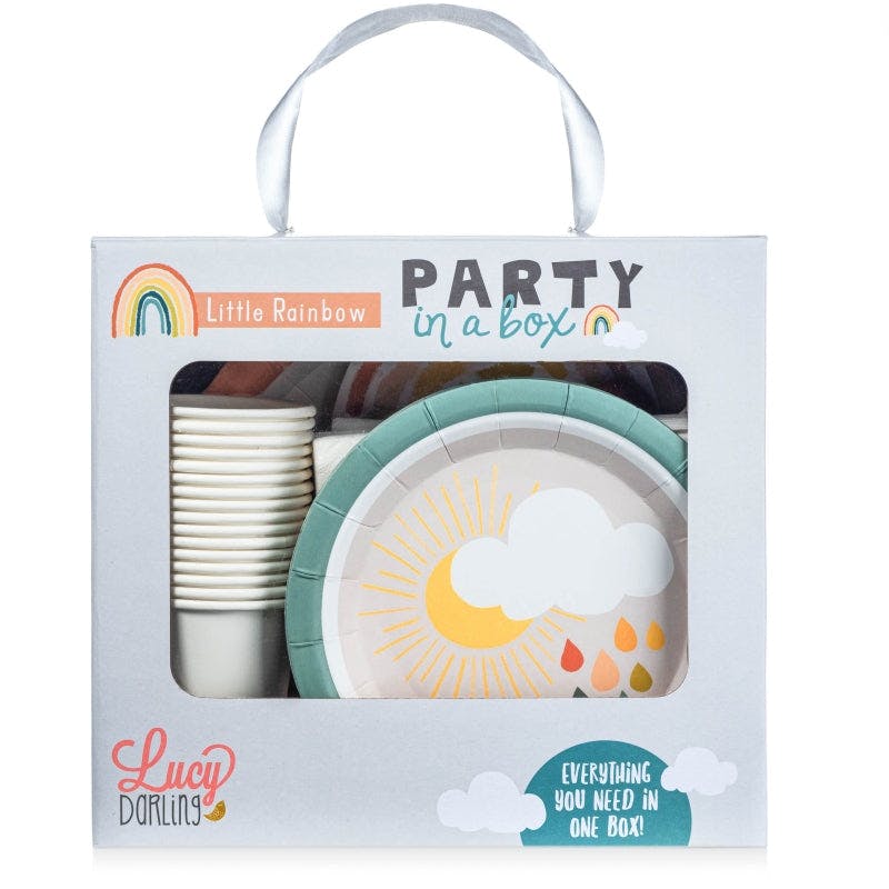 Little Rainbow - Birthday Party Supplies in a Box