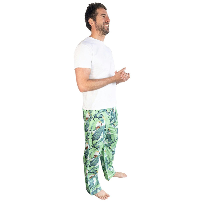 Men's Martinique® Green Banana Leaf PJ Pants