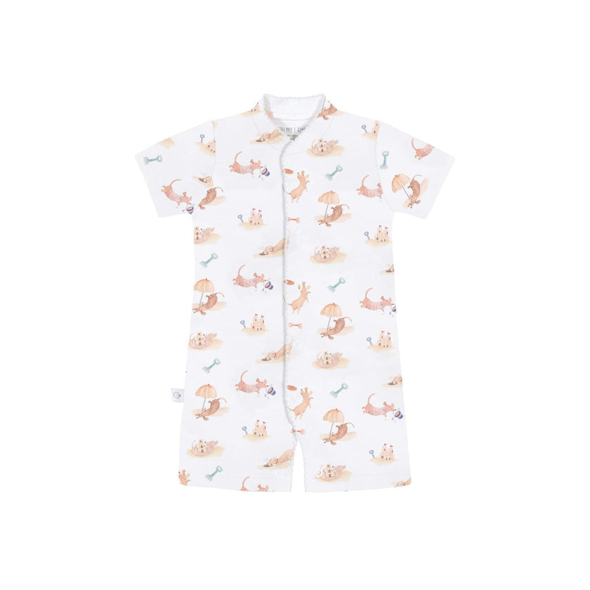 Beach Dogs Pima Cotton Short Romper