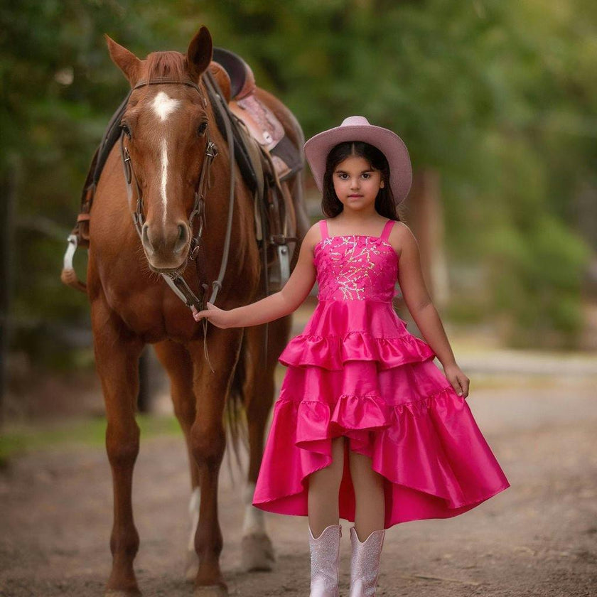 Wildflower Cowgirl Ruffle Dress