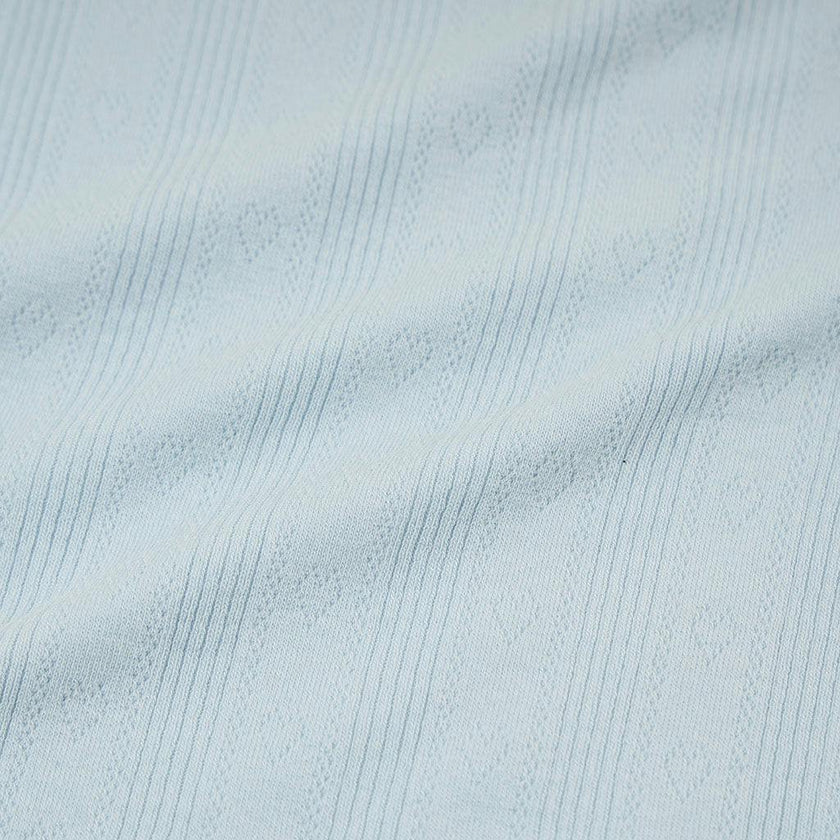 Soft Cloud Blue Pointelle Convertible One Piece