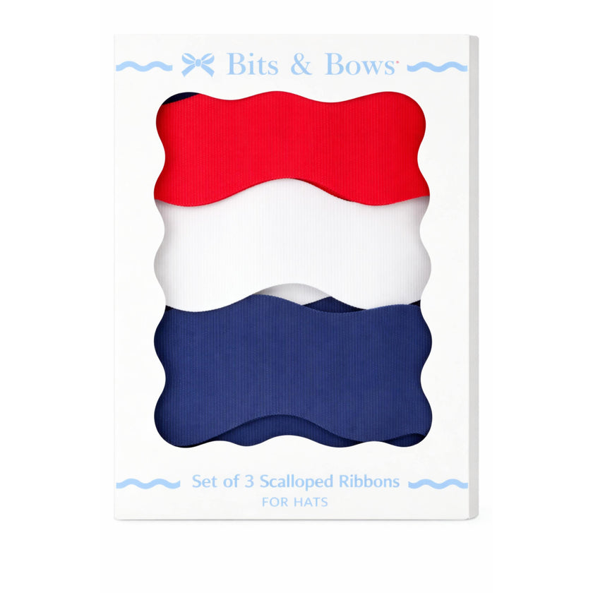 Scalloped Ribbon Set, Americana