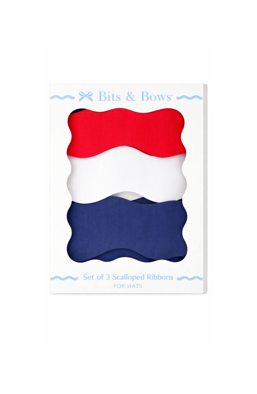 Scalloped Ribbon Set, Americana