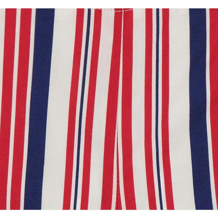 Sailor Button Shorts, Stripes